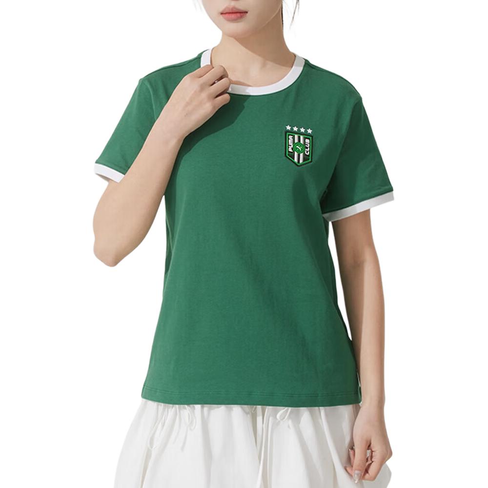 Женская футболка PUMA BEHIND THE GREEN (зеленая) — фото 3