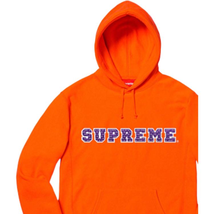 Худи Supreme (оранжевый) — фото 2