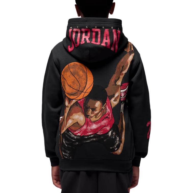 Детское худи Jordan Sketch Pullover (серое) — фото 2