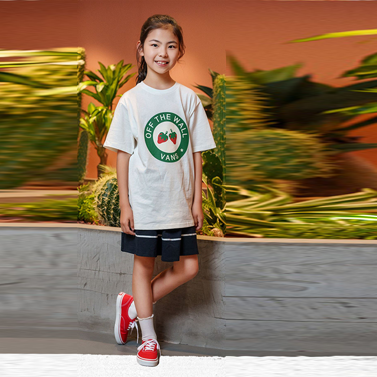Футболка Vans Print Kids T-shirt (разноцветная) — фото 8