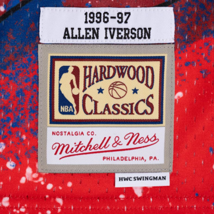 Mitchell Ness x Nba 76ers 1996 Allen Iverson Hyper Hoops Swingman tank top