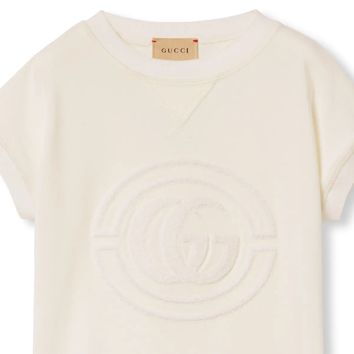 Футболка Gucci T FW242024 Logo (слоновая кость) — фото 4