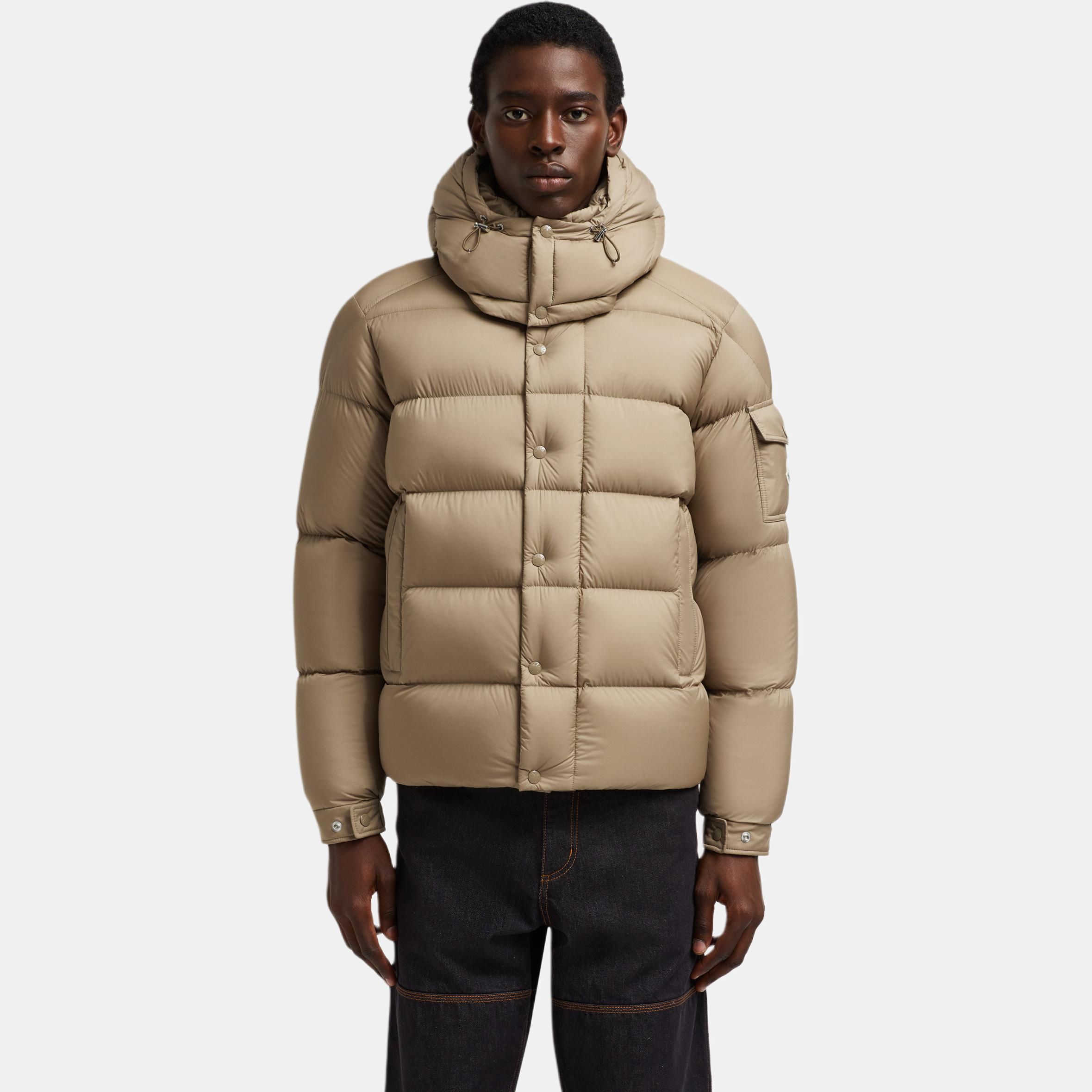 Куртка Moncler Vezere (светло-коричневая) — фото 2