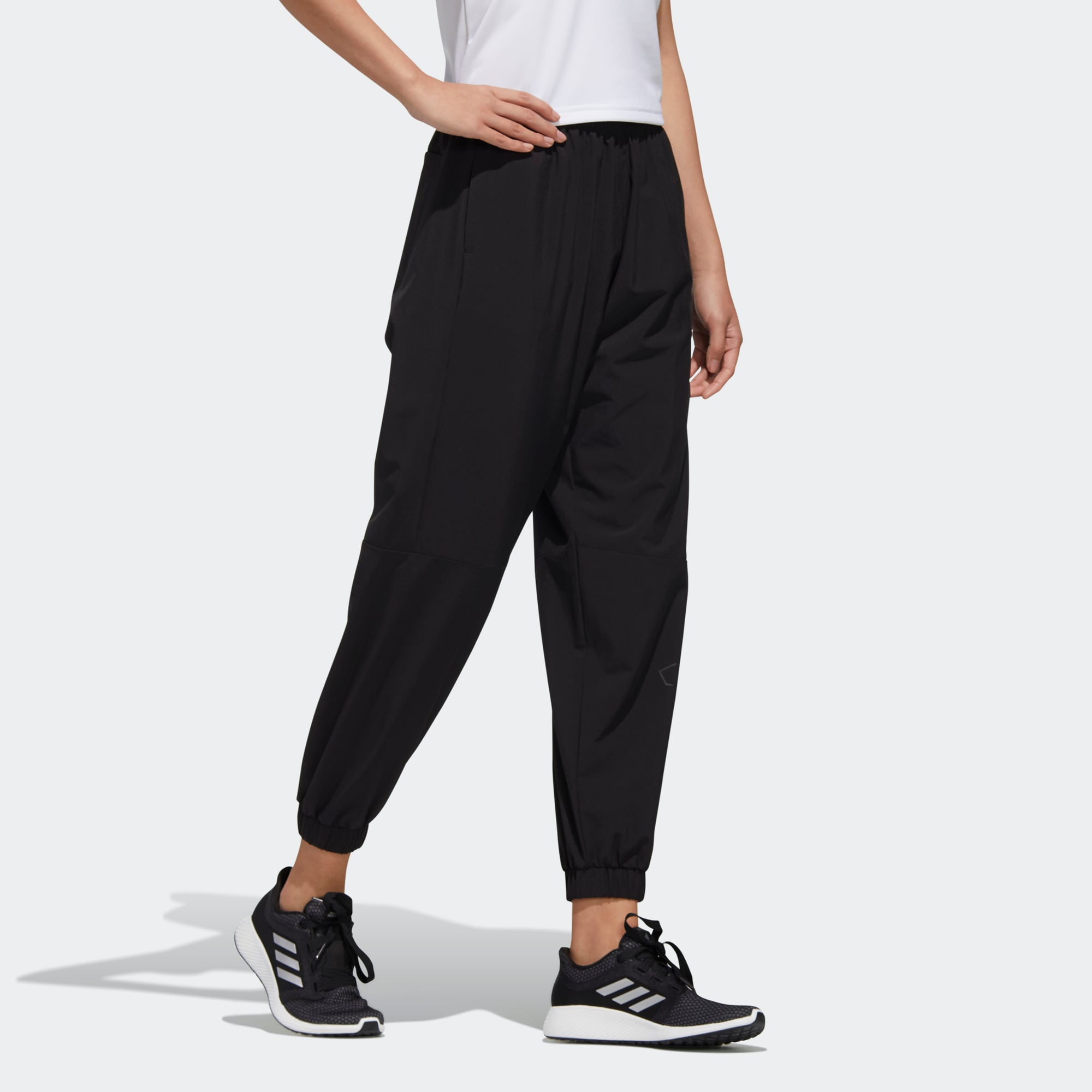 Женские штаны adidas Woven Pants (черные) — фото 6