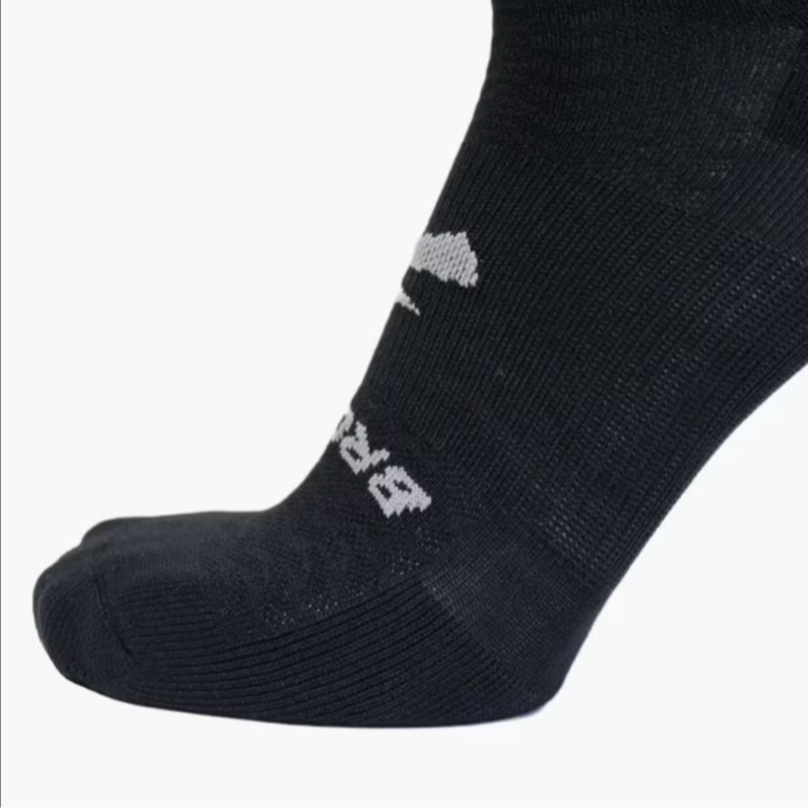 Brooks Ankle Socks Unisex 3 Pack Black