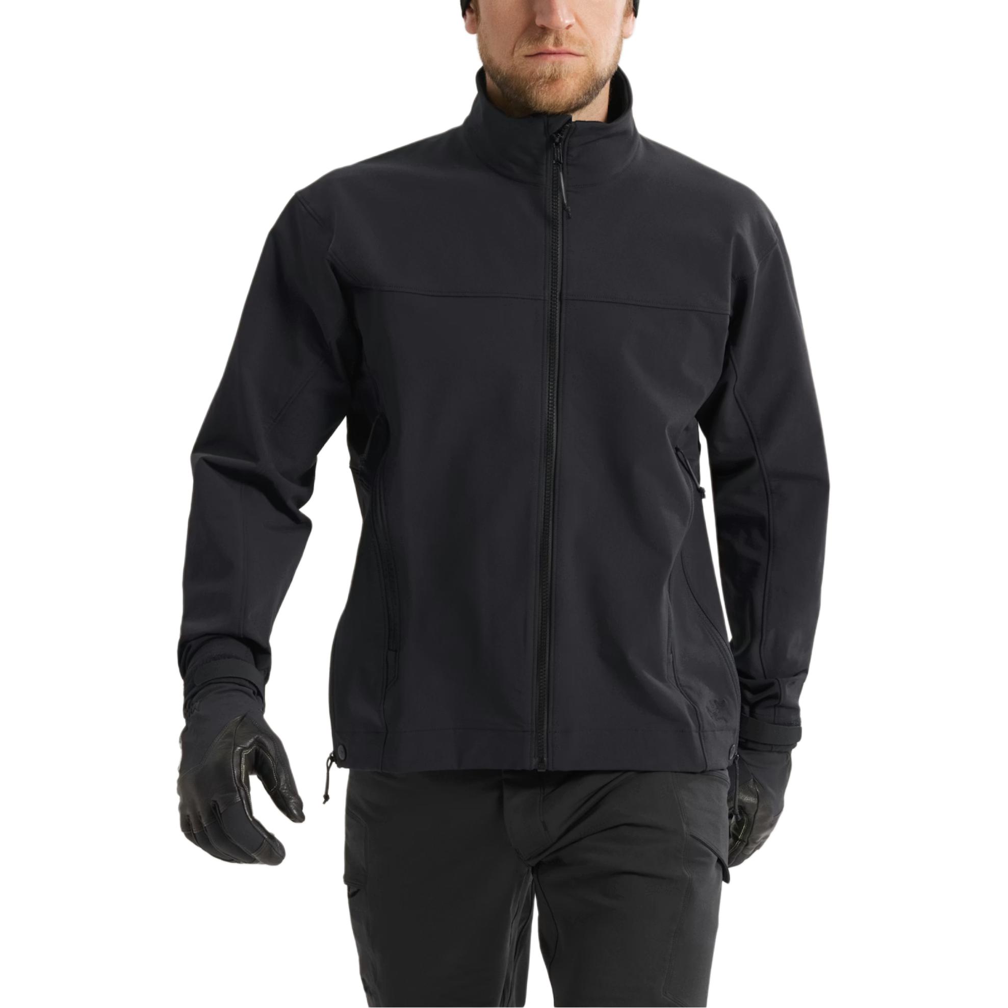 Мужская куртка Arcteryx LEAF PATROL AR JACKET (серо-зеленая) — фото 5