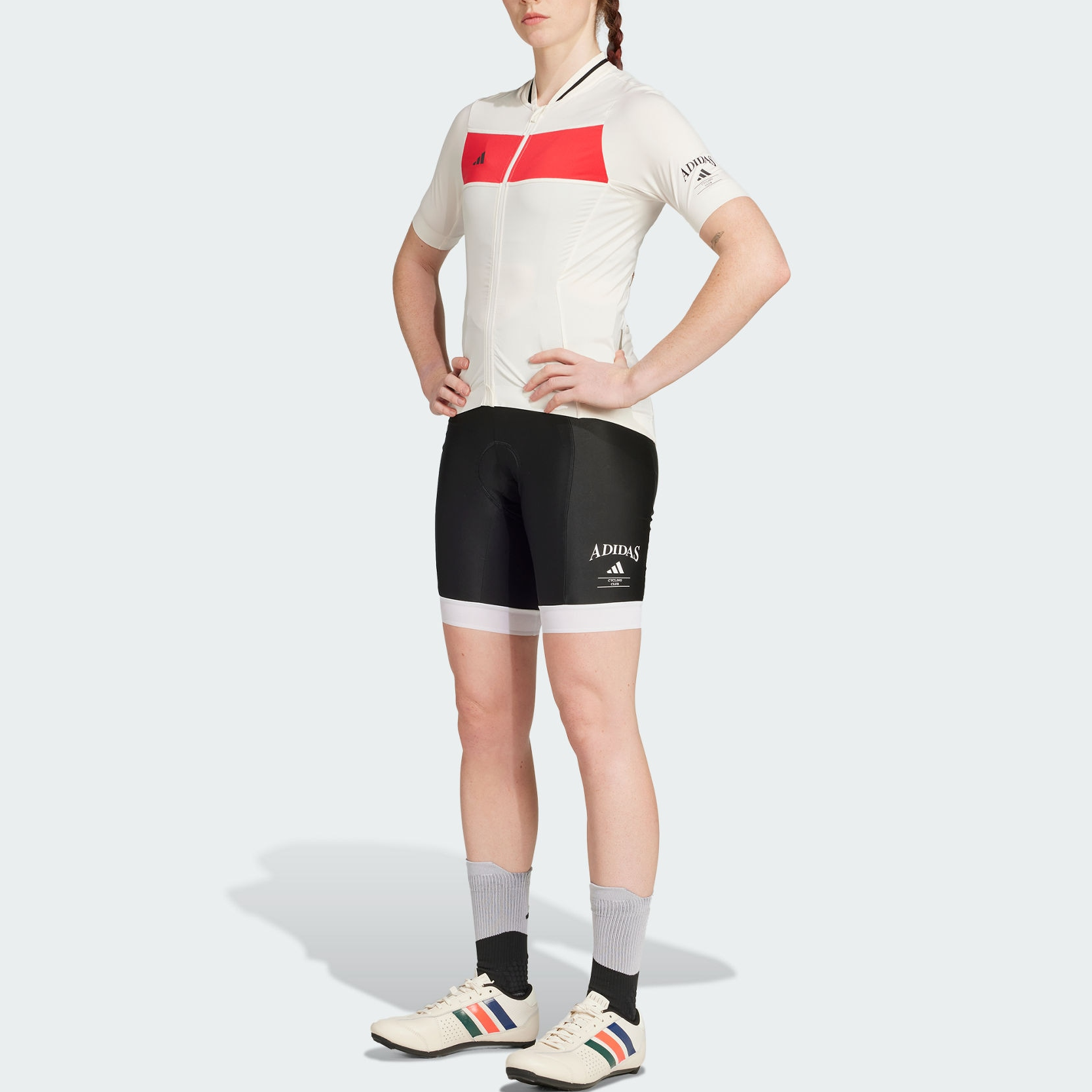 Adidas Heritage TEMPO LEGACY JERSEY Cycling Clothing Women’s Pink White/Pure Gemstone Red