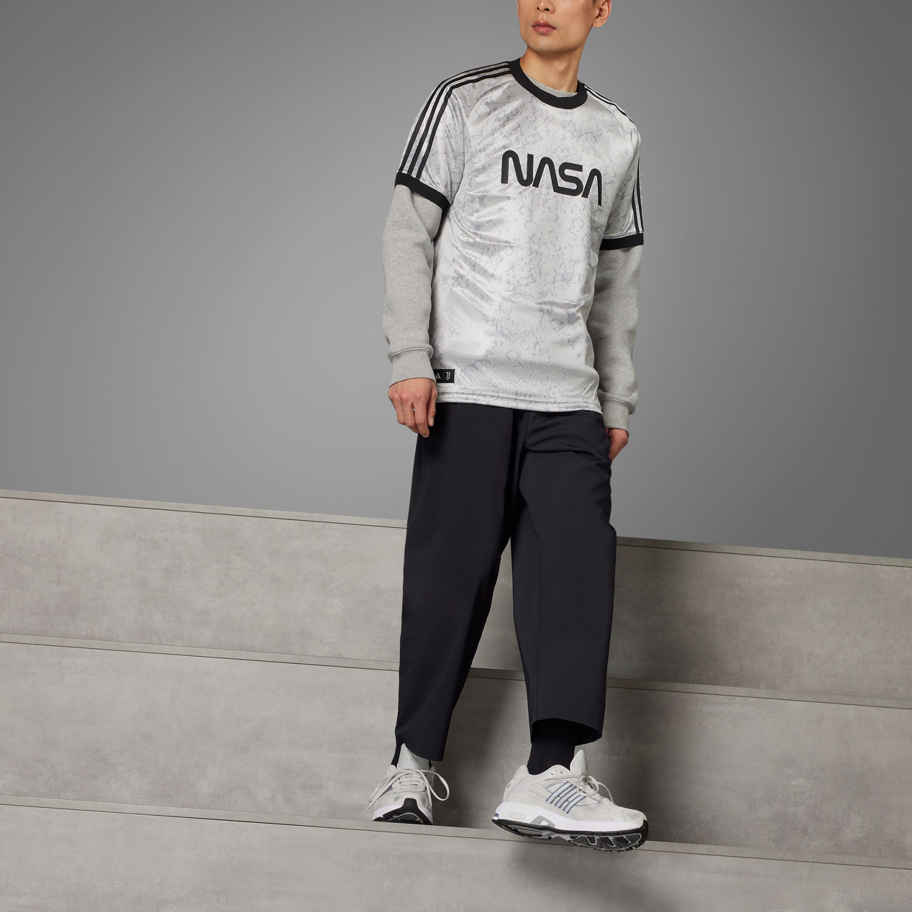 Adidas Free Shipping With AdiClub Juventus X NASA inspired Lfstlr Jersey