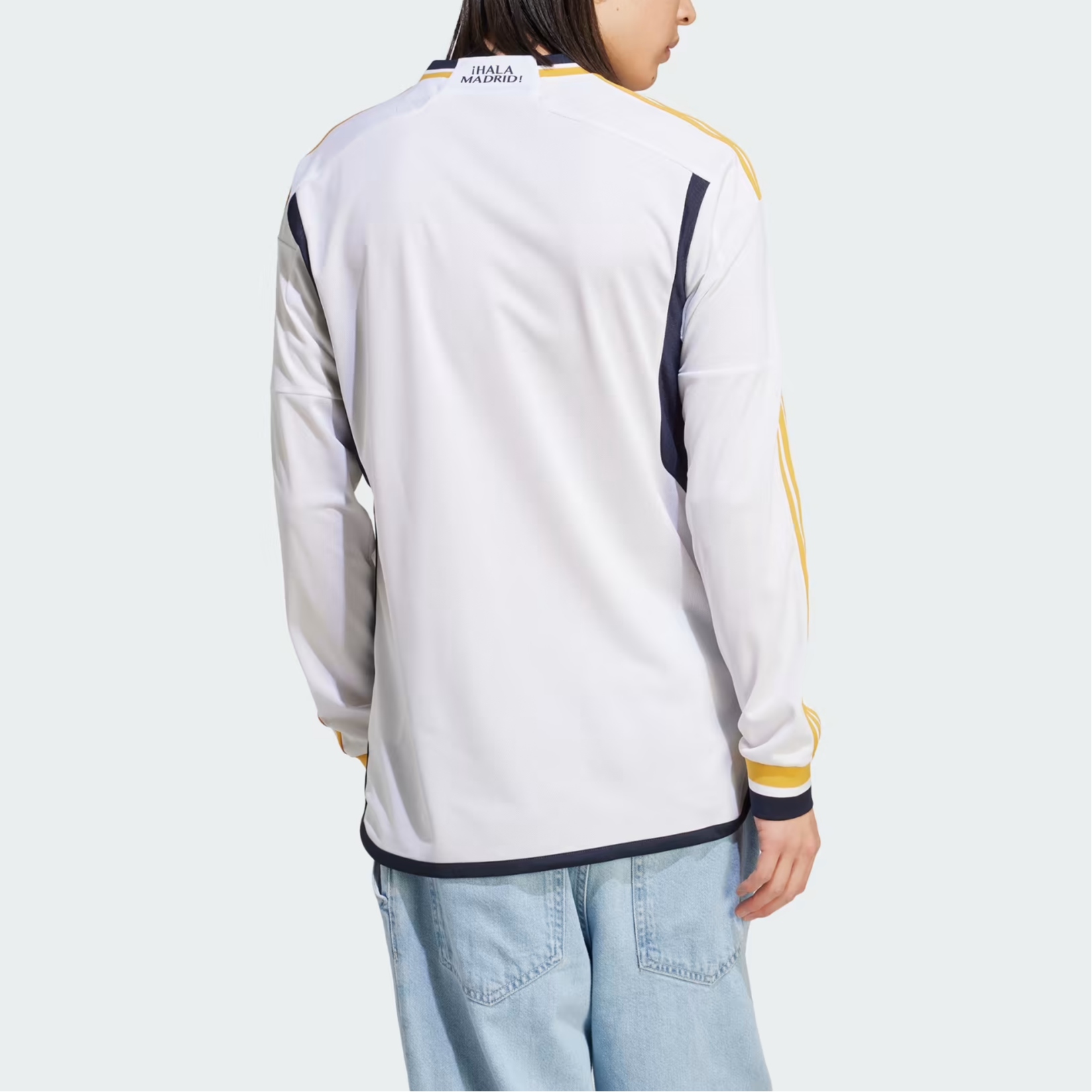 Adidas Real Madrid Soccer Jerseys Men’s White Moderate Straight Fit
