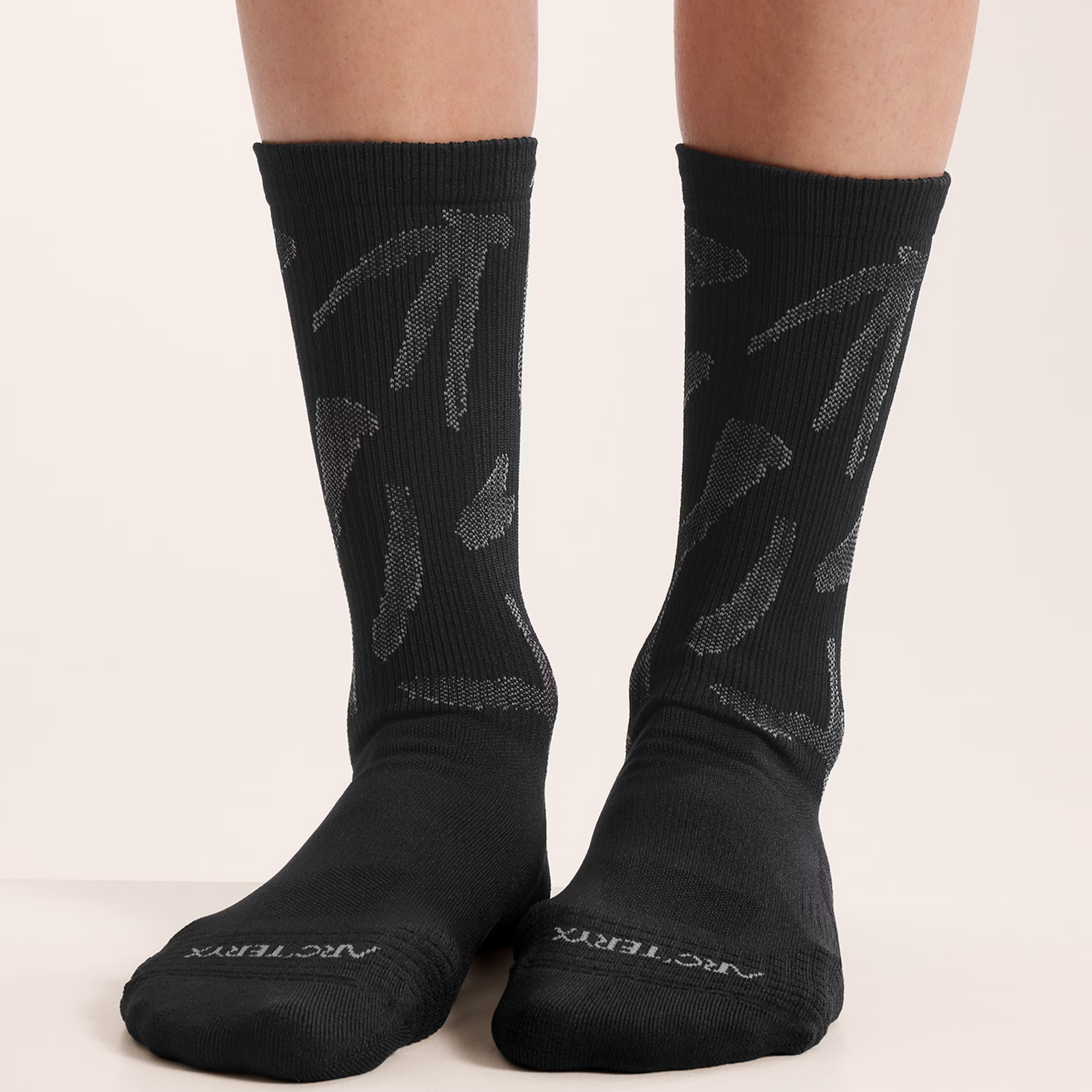 Arc’teryx Crew Socks Unisex 1 Pack White/pearl Grey
