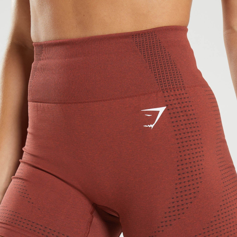 GYMSHARK Sports Shorts Women’s Brick Red Marlstone