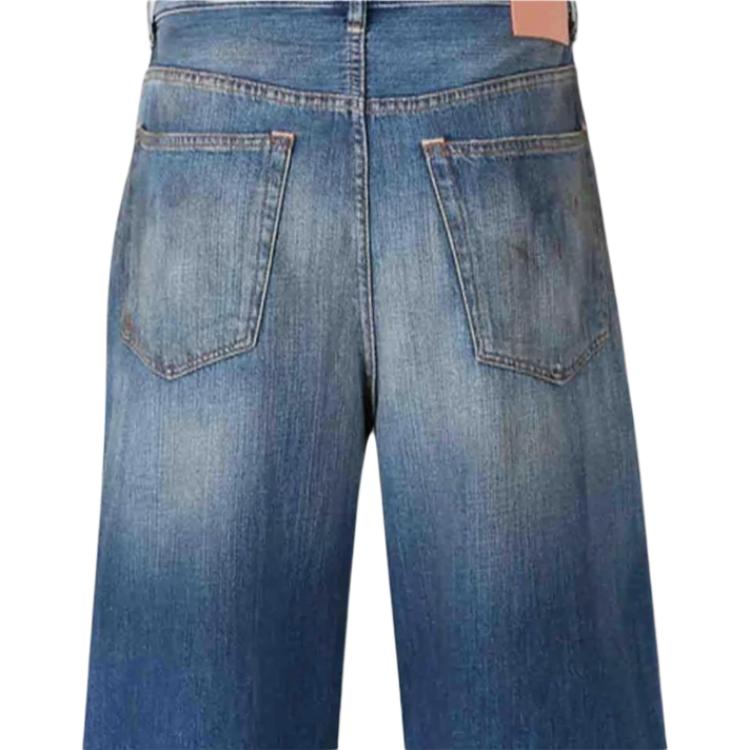 Мужские шорты Acne Studios (синие) — фото 6