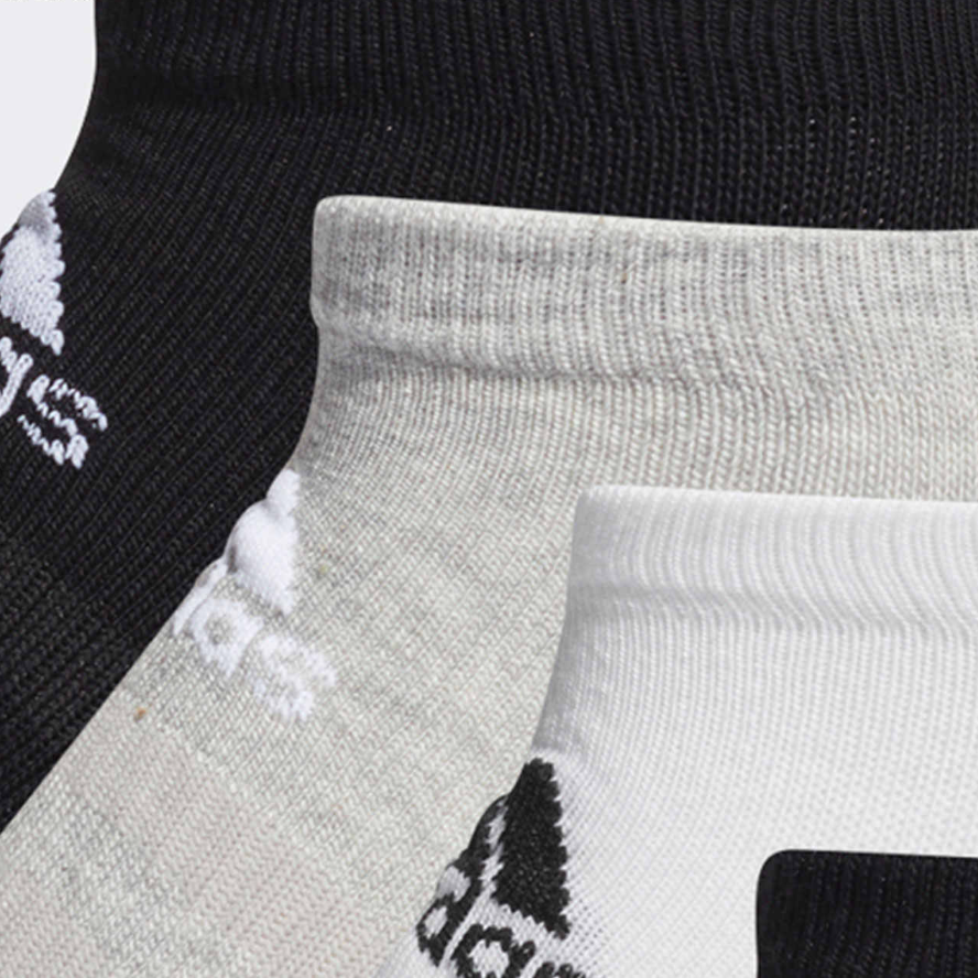 Adidas Ankle Socks Unisex Black White Gray Couple’s