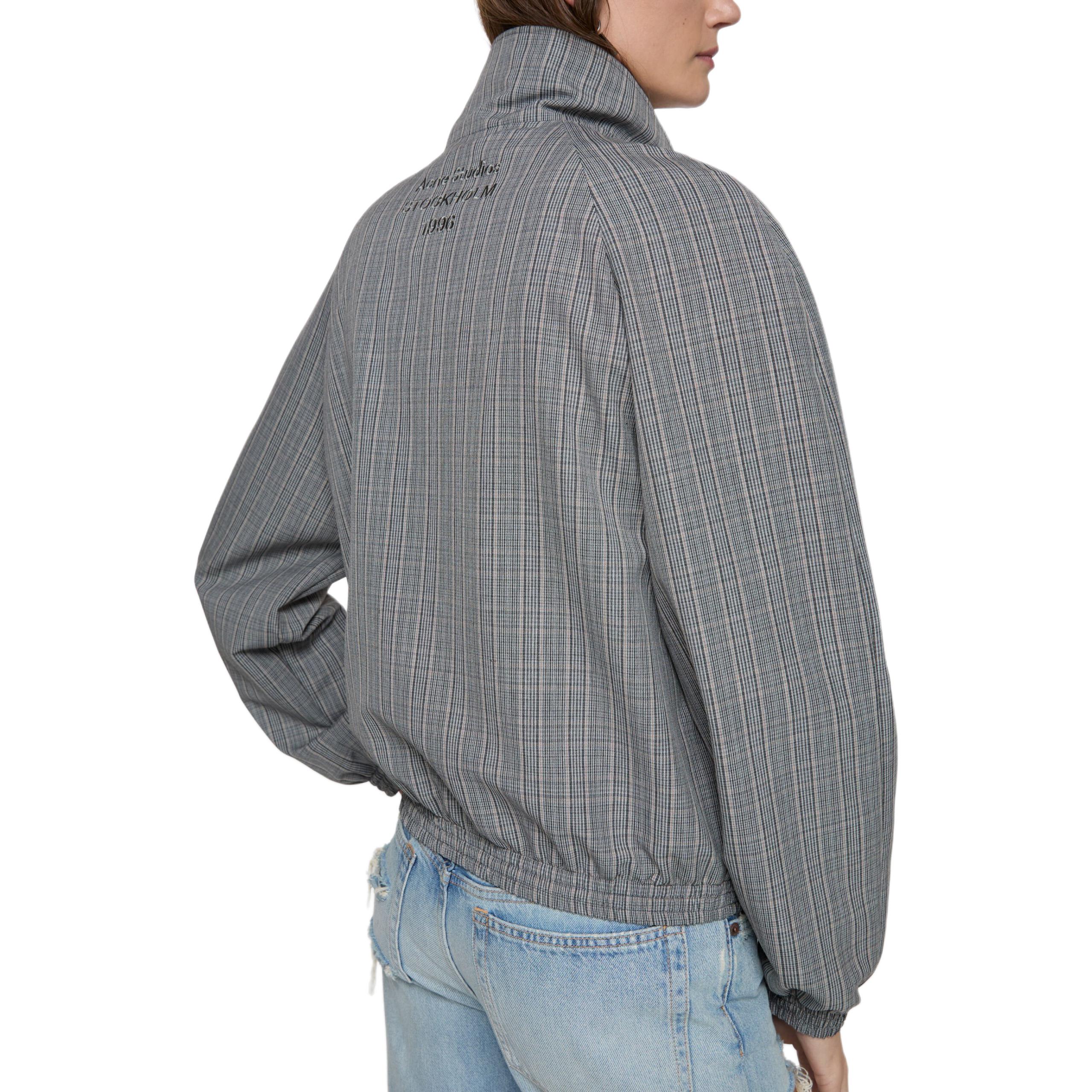 Женская куртка Acne Studios SS26 Technical Check Jacket (разноцветная) — фото 4