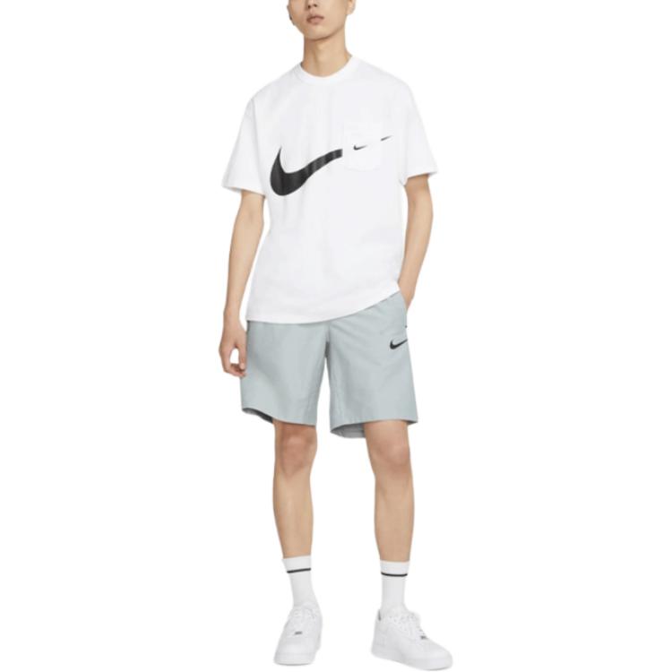 Мужские штаны Nike Sportswear Tech Pack Logo (серые) — фото 3