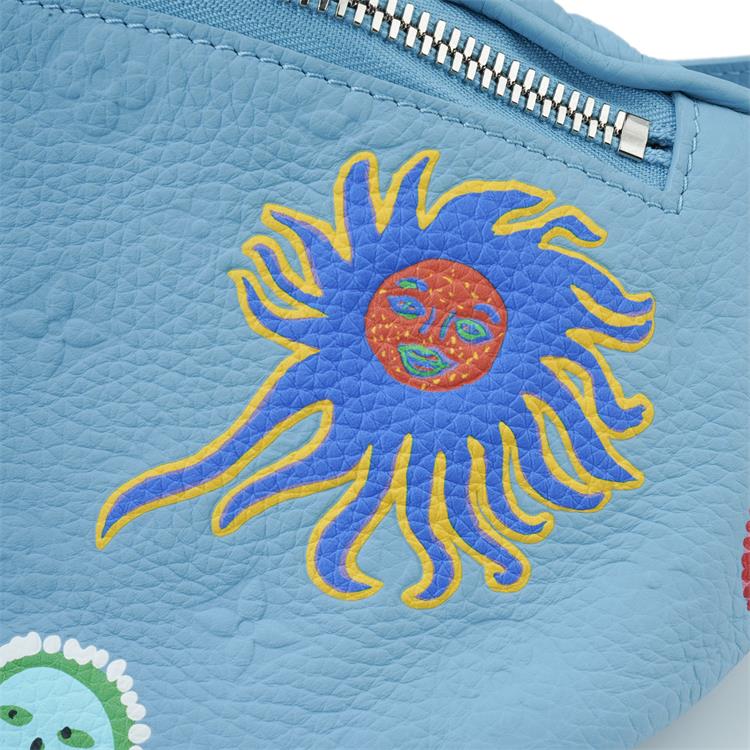 Мужская сумка Louis Vuitton LOUIS VUITTON x Yayoi Kusama (синяя) — фото 8
