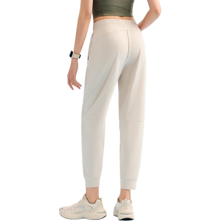 Anta Variety Training Collection Sports Pants Women’s Light Sand Khaki