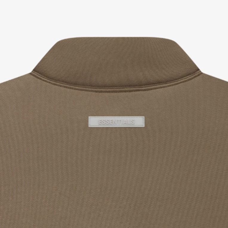 Лонгслив Fear of God Essentials FW21 Kids Pullover Mockneck Harvest (пшенично-коричневый) — фото 4