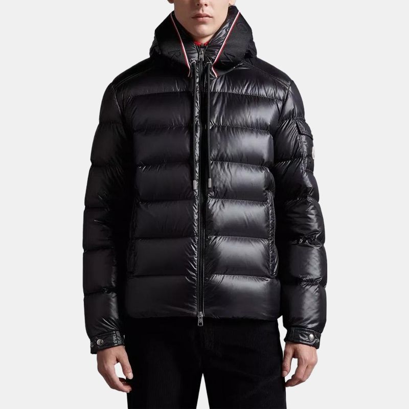 Мужская куртка Moncler Pavin (черная) — фото 4