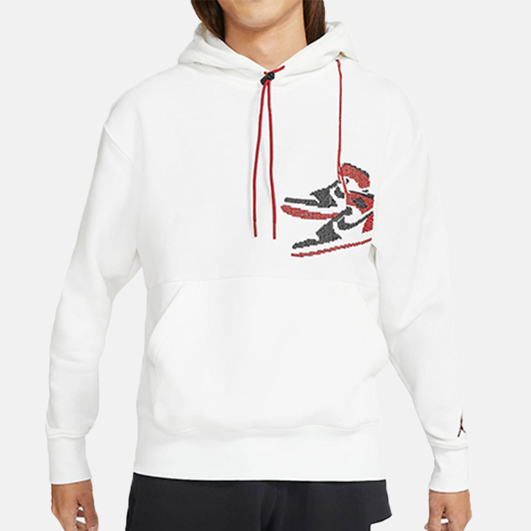 Мужские худи Jordan Jumpman Holiday (белые) — фото 3