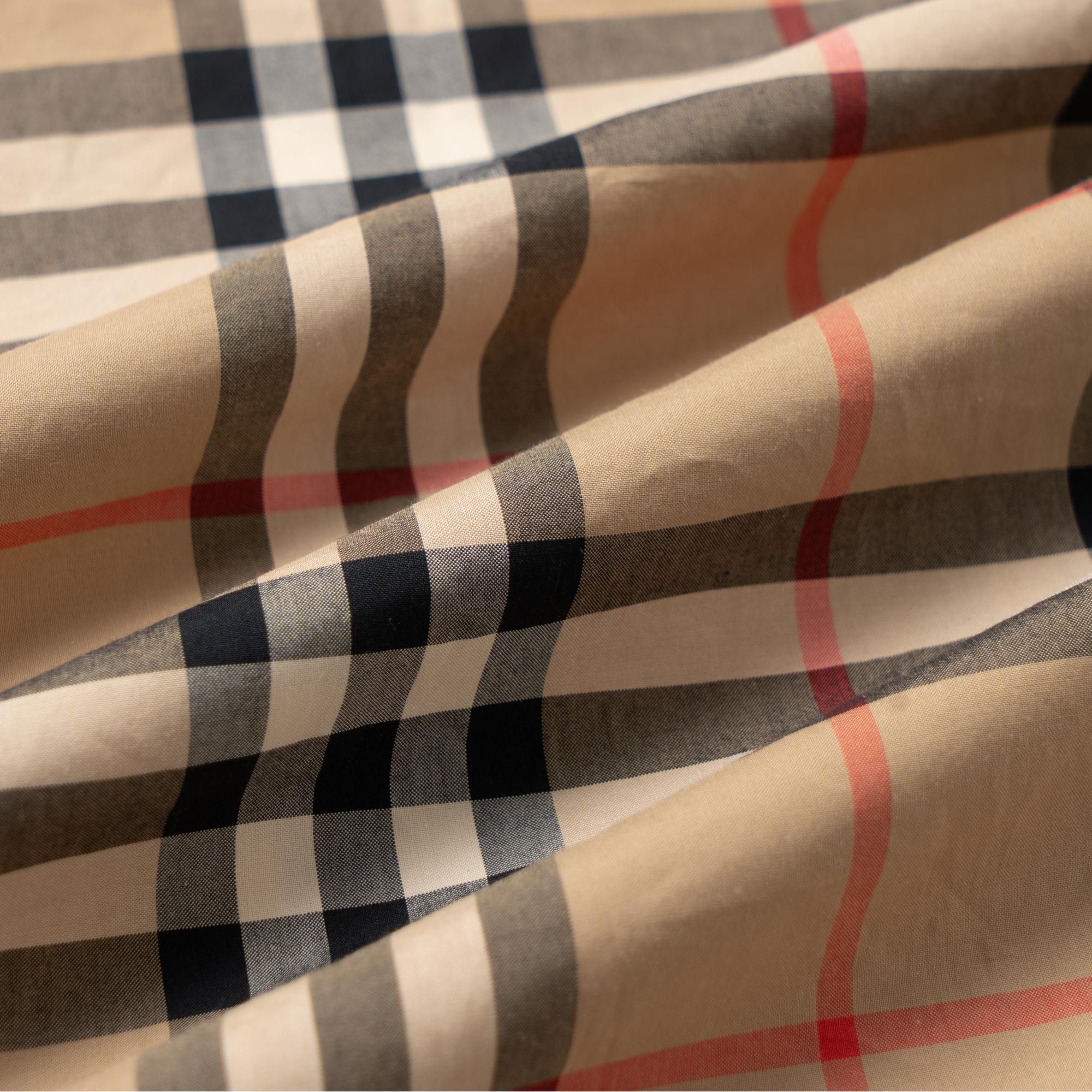 Мужская рубашка Burberry Vintage (бежевый) — фото 9