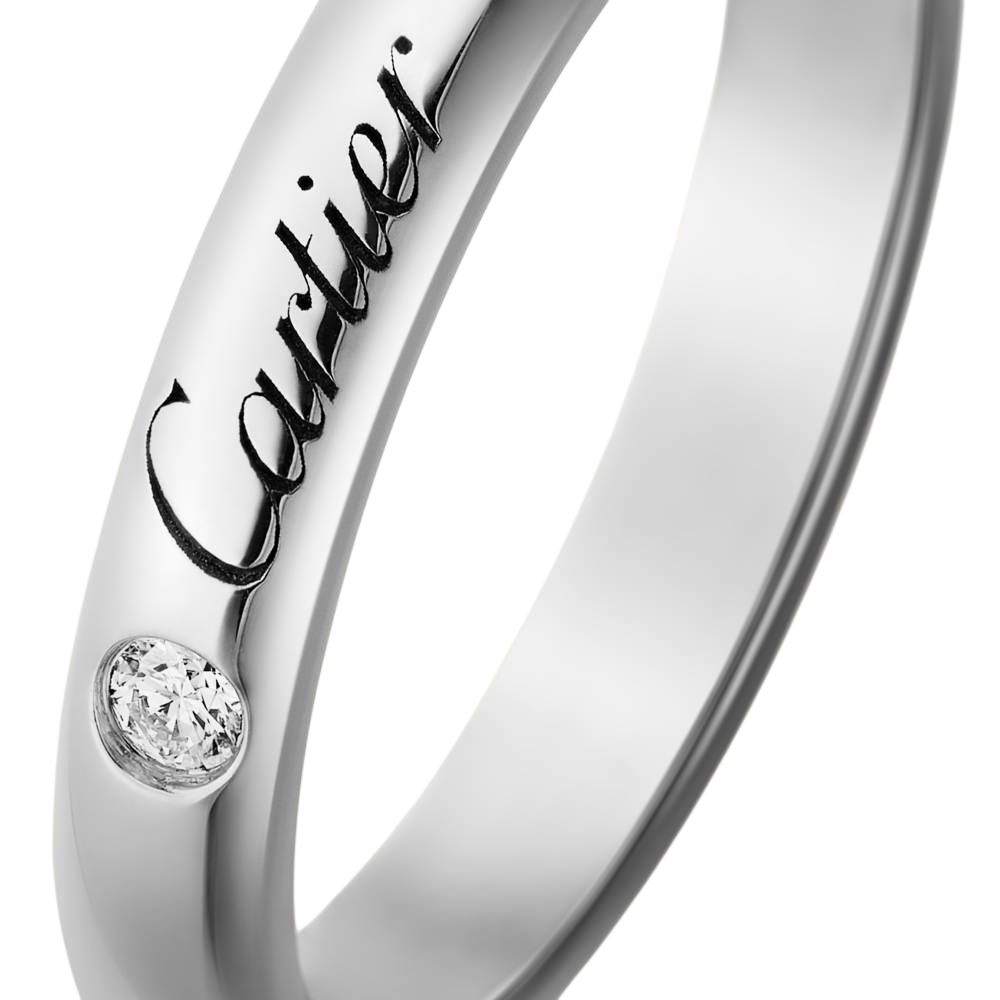 Кольцо Cartier C de Cartier (платиновое) — Подарочная коробка — фото 5