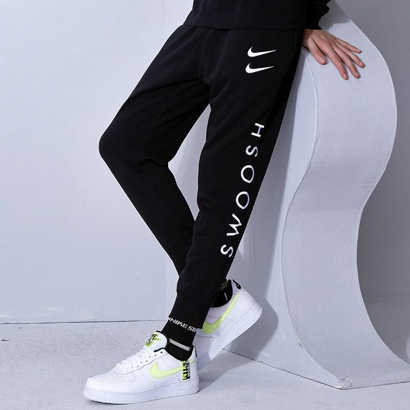 Мужские штаны Nike Sportswear Swoosh (черные) — фото 6