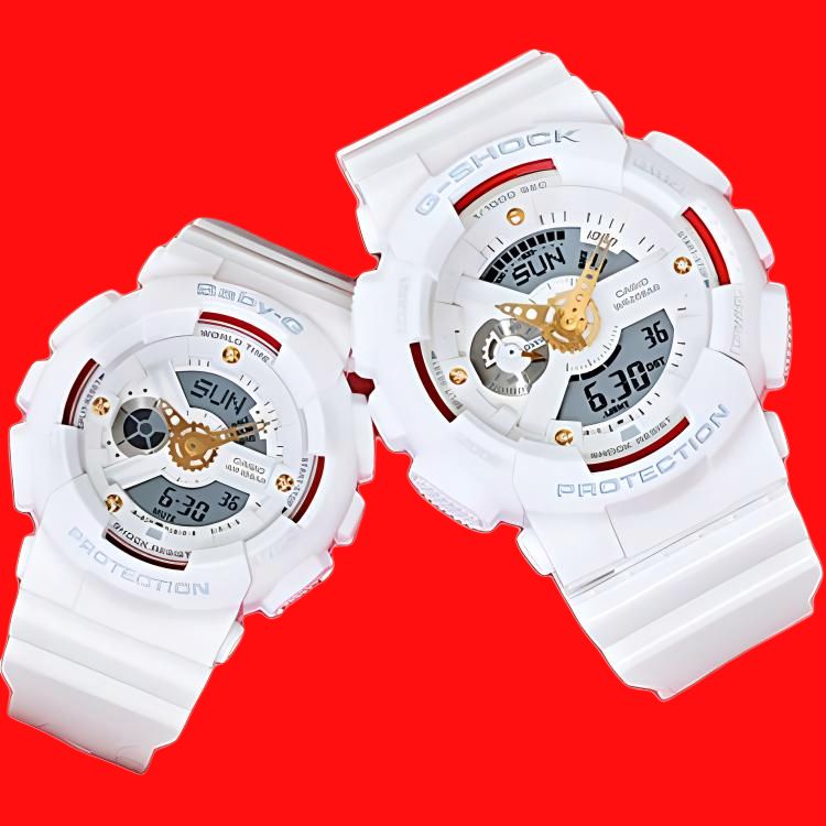 Часы Casio GA&BA (белые) — фото 5
