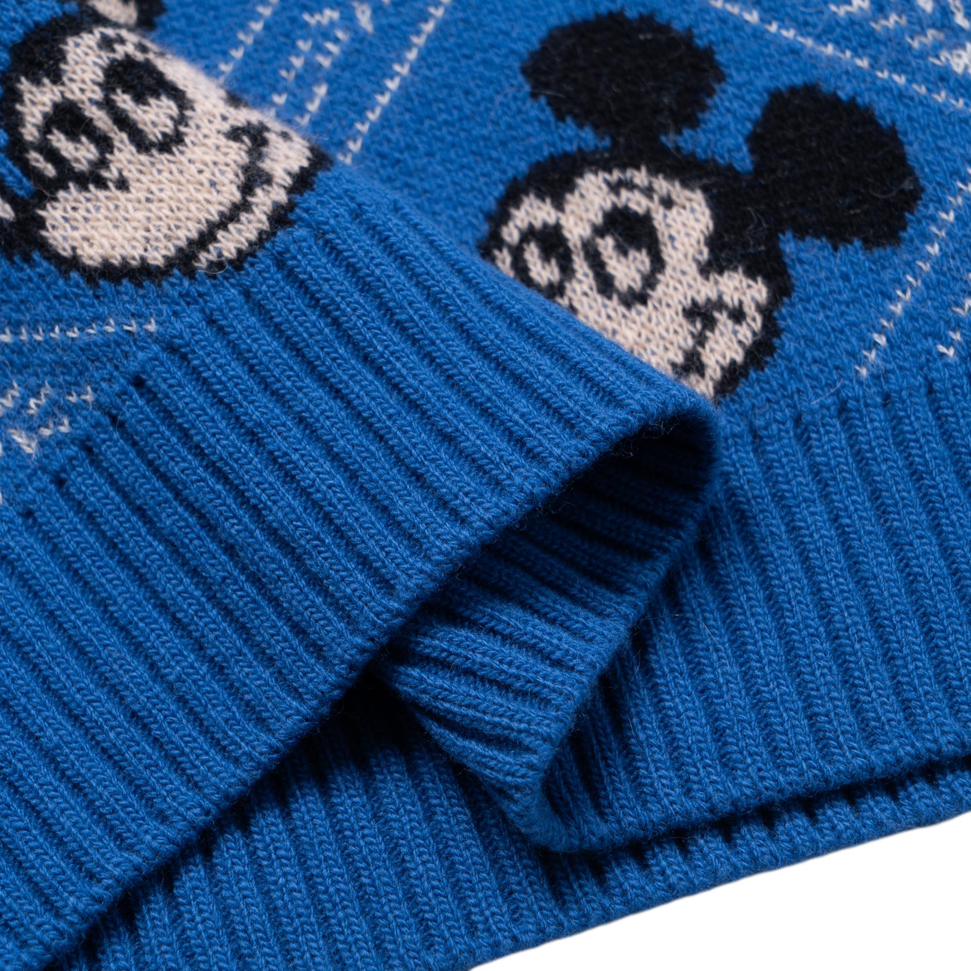 Мужской свитер Gucci × Disney (голубой) — фото 4