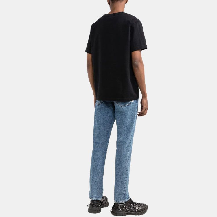 Мужская футболка OFF-WHITE SS23 logoT (черная) — фото 3