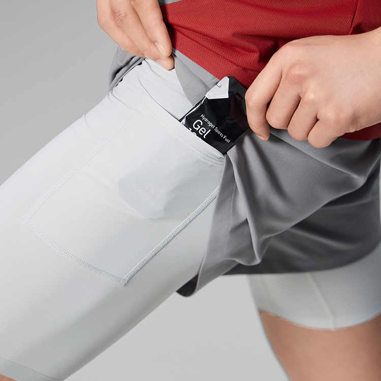 Saucony Sports Shorts Men's Asphalt Cloud Gray