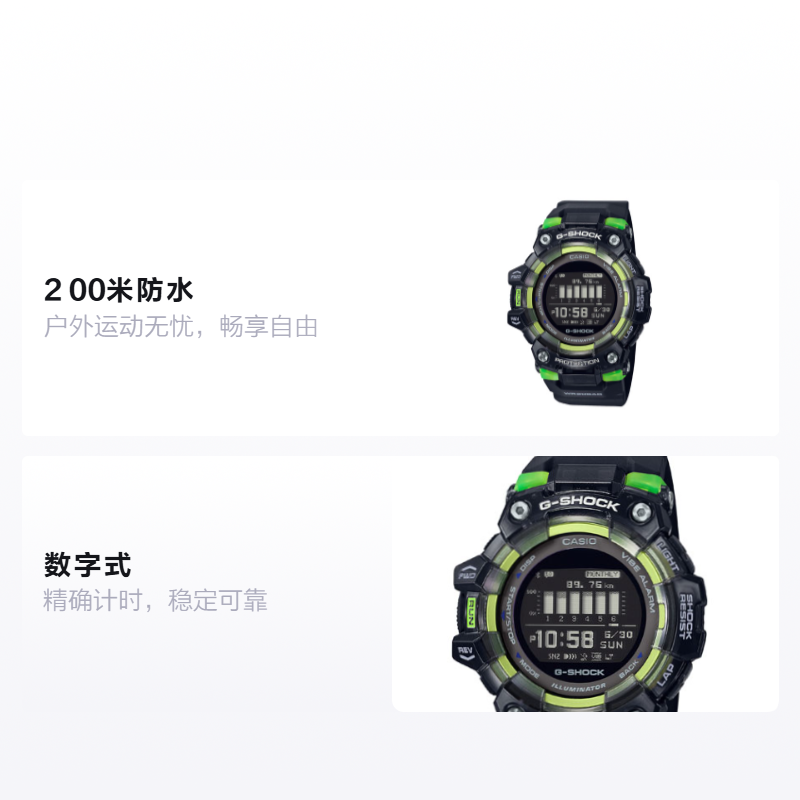 Мужские часы Casio G-SHOCK (черные) — фото 2