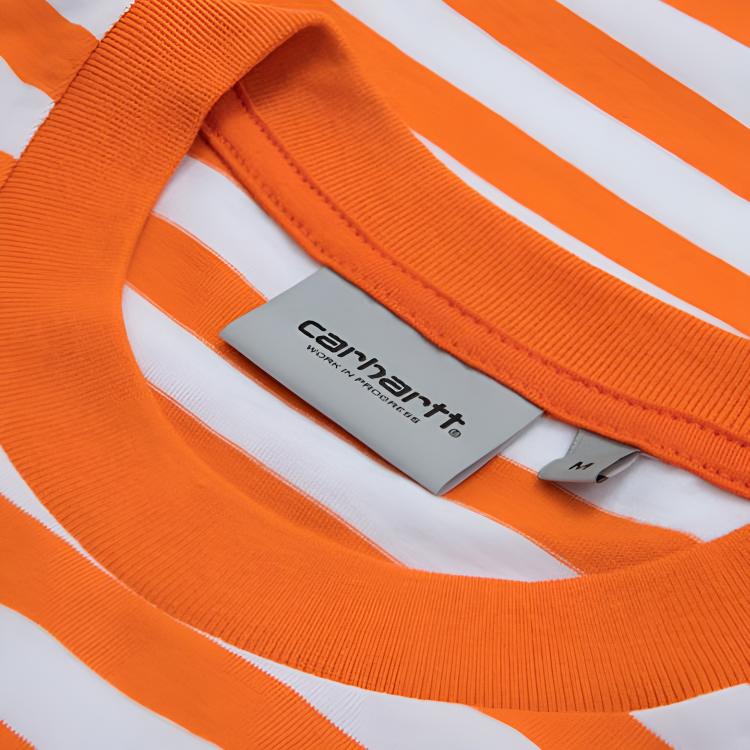 Мужская футболка Carhartt WIP (оранжевая) — фото 3
