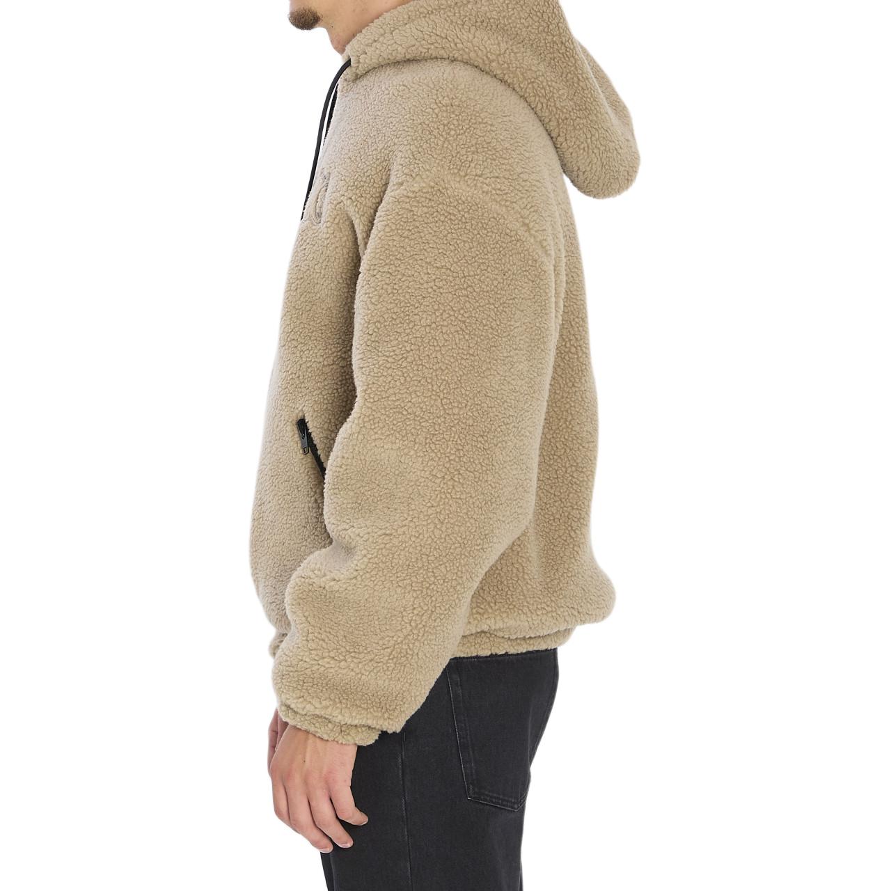 Мужская куртка CELINE Hooded Jacket (черная) — Бежевый — фото 6