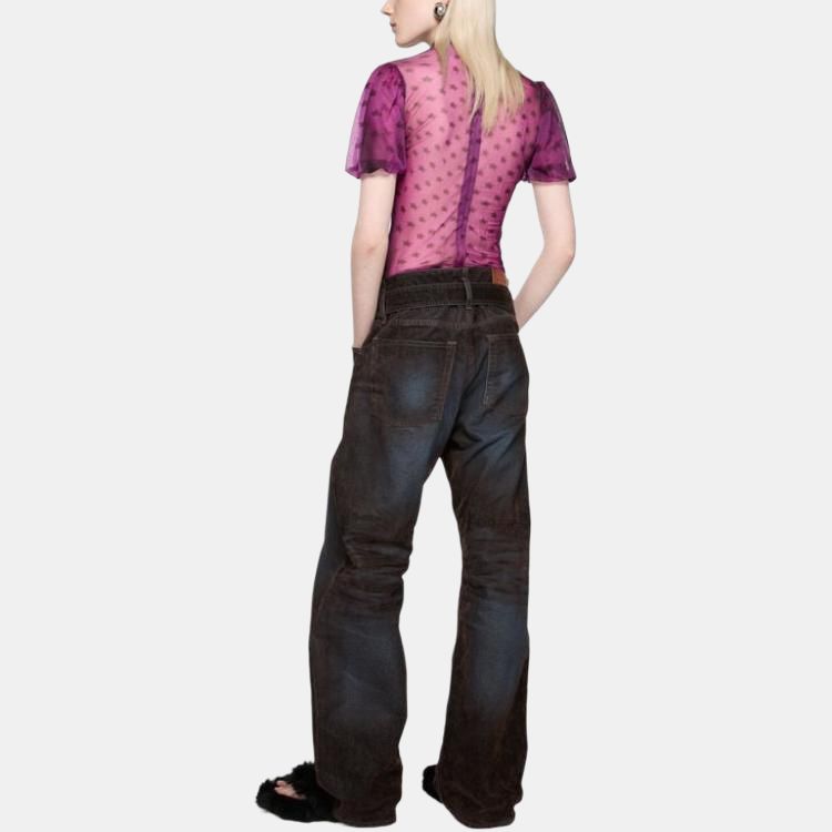 Женские джинсы Acne Studios (серые) — фото 6