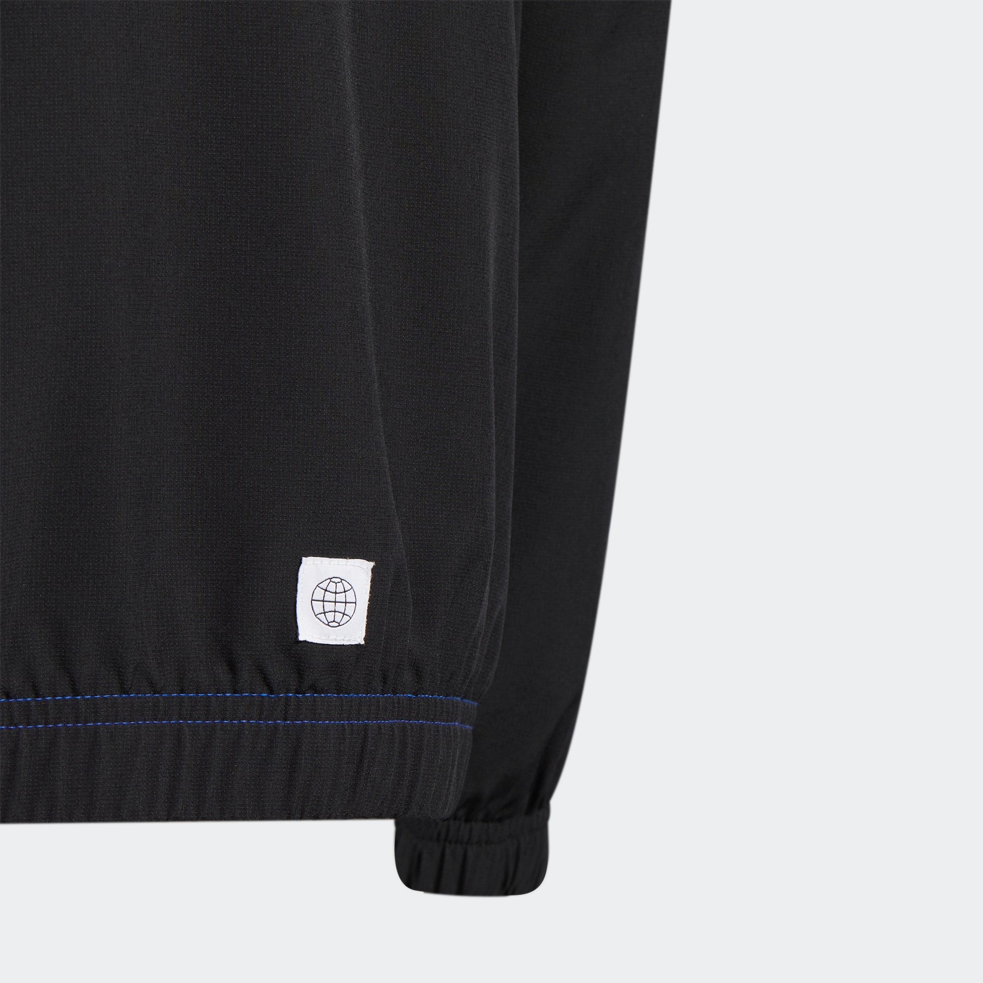 Мужская куртка adidas (полуфлуоресцентный синий/черный) — фото 4
