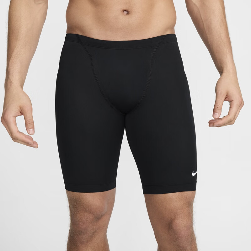 Nike Swim Solid Swimming Shorts Men’s Black/Black/White