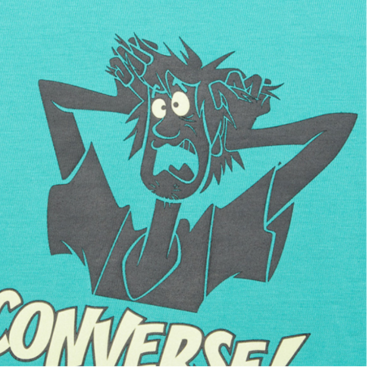 Мужская футболка Converse Crossover Cartoon (белая) — фото 4
