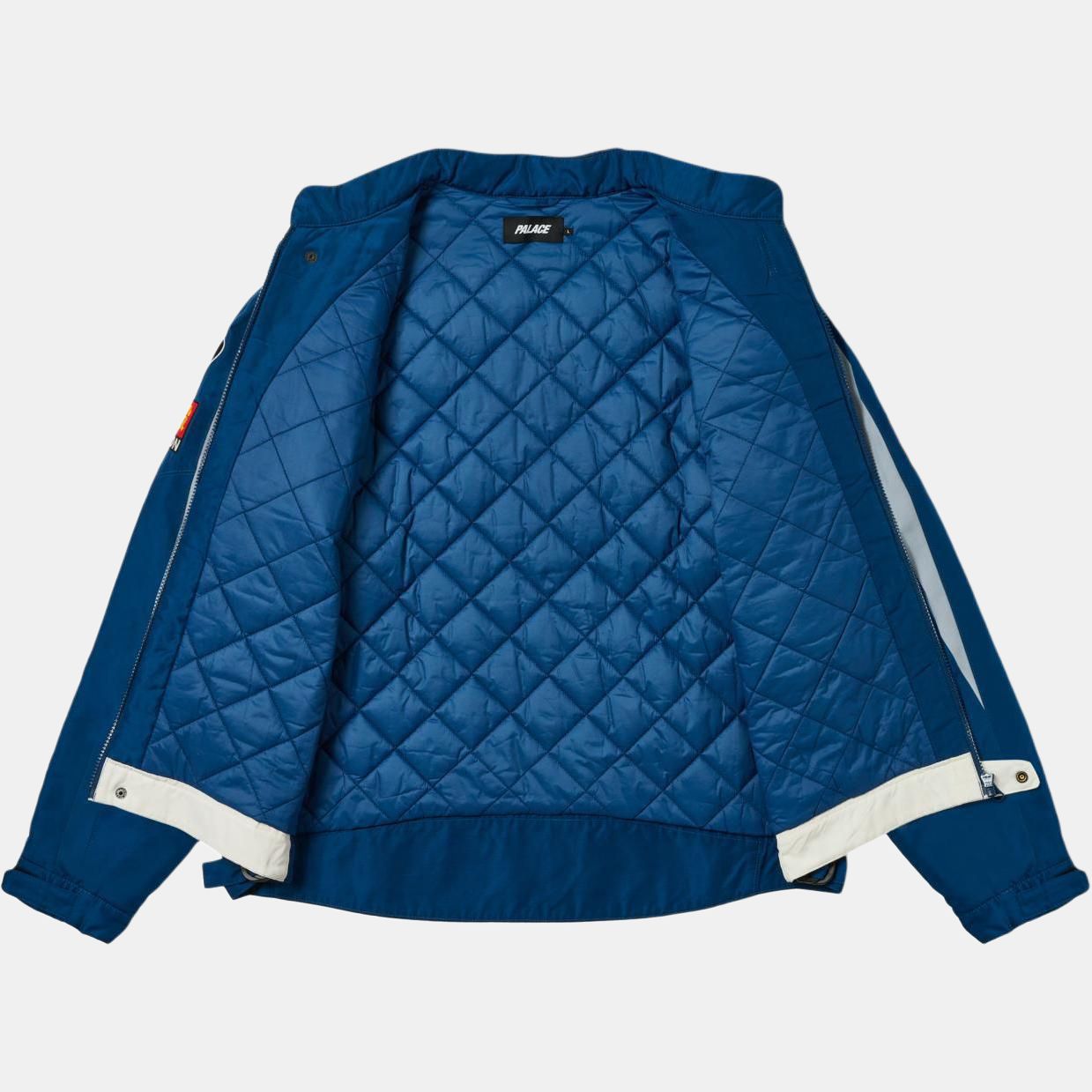 Куртка Palace SS24 FASTER JACKET (бело-синяя) — фото 3