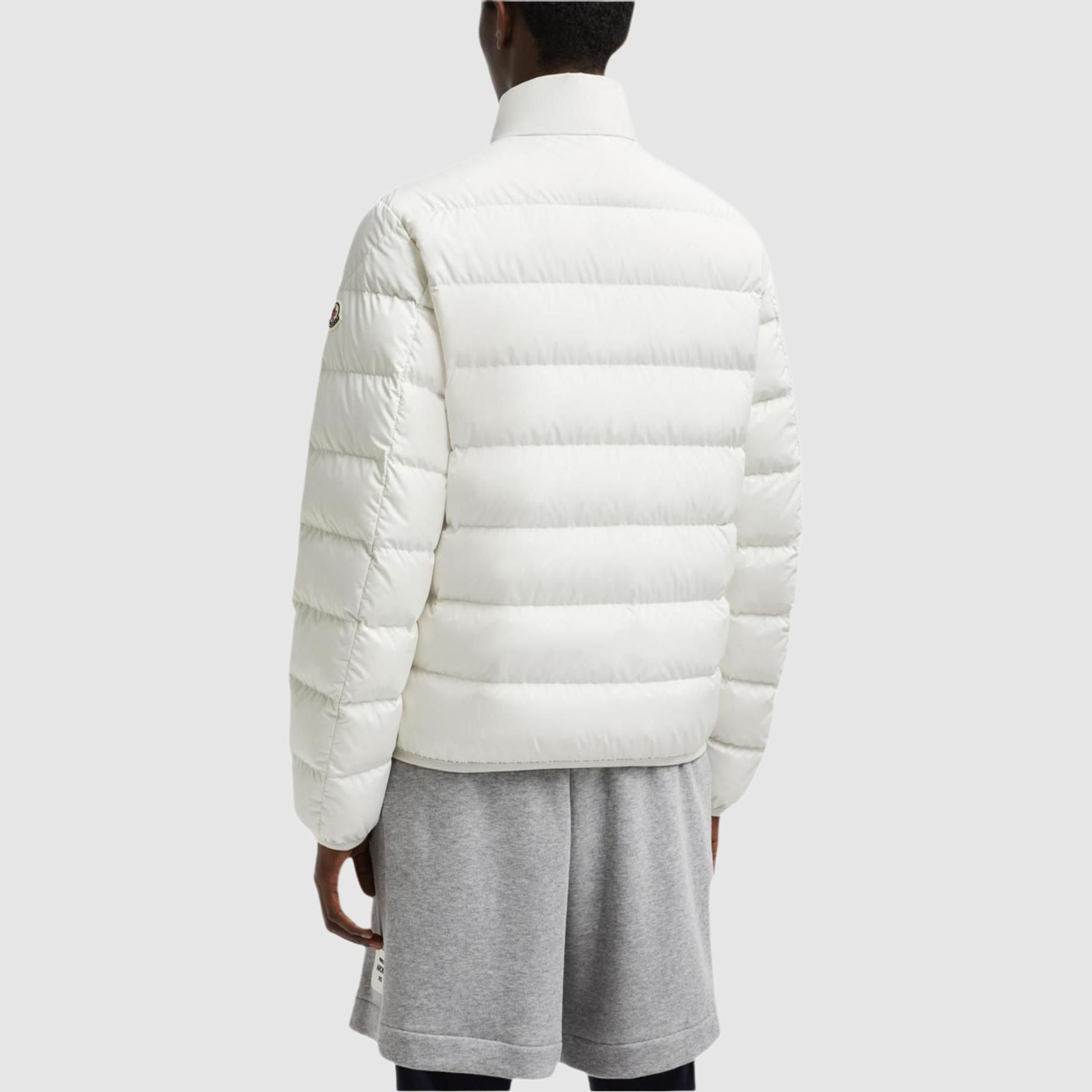 Пуховик Moncler Baudinet (белый) — фото 2