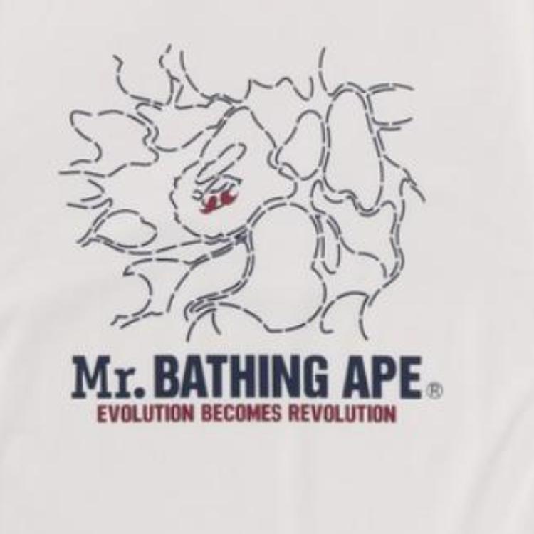 Мужская футболка A BATHING APE A BATHING APE SS25 T (черная с камуфляжем) — фото 10