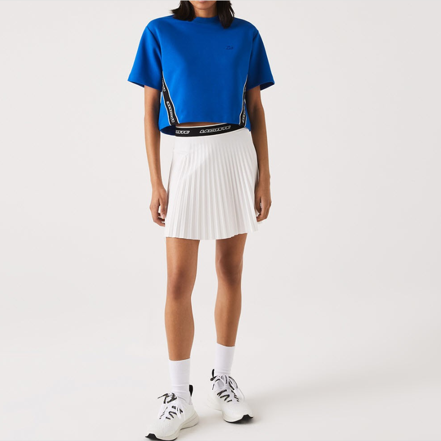 Женская юбка LACOSTE FW22 (белая) — фото 2