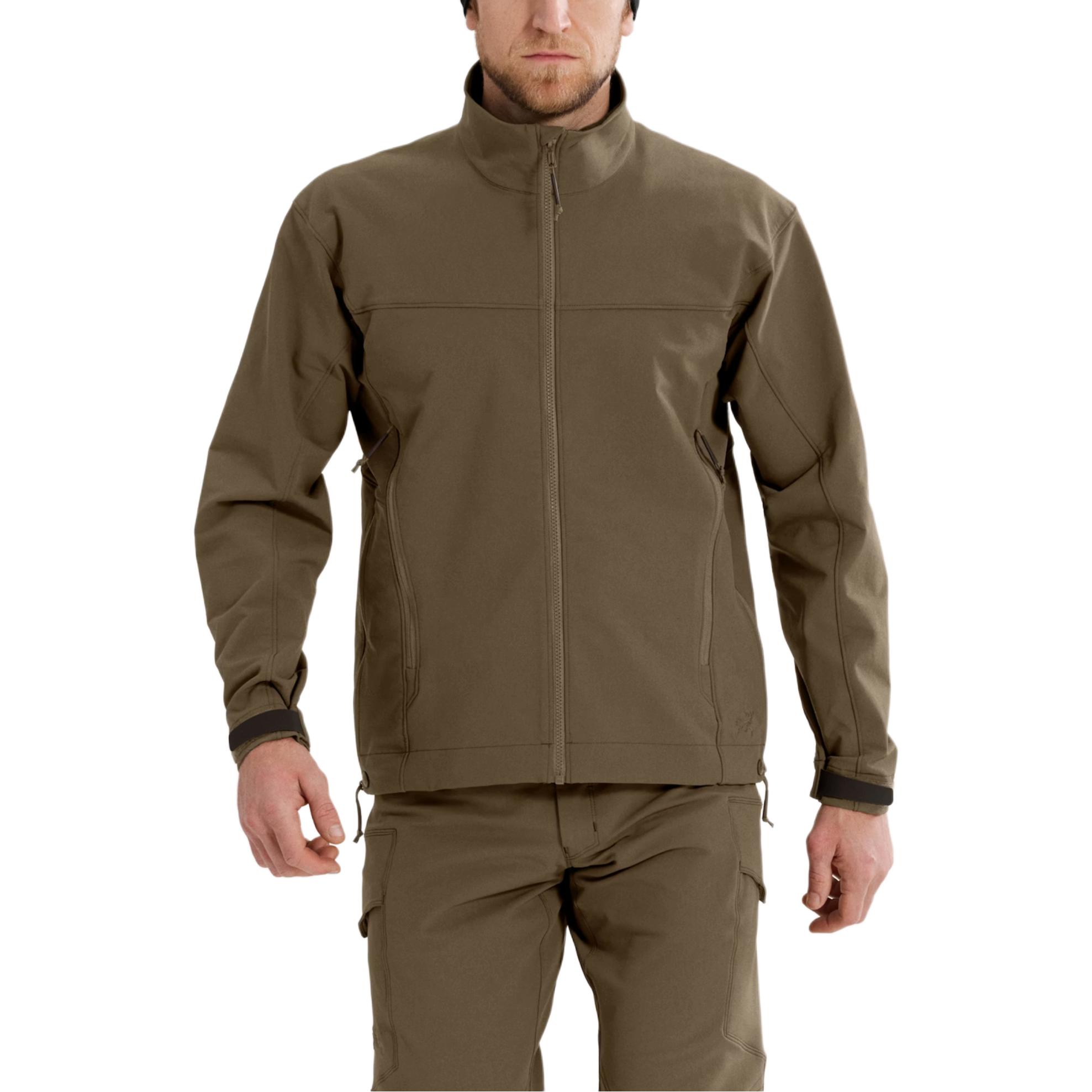 Мужская куртка Arcteryx LEAF PATROL AR JACKET (серо-зеленая) — фото 2