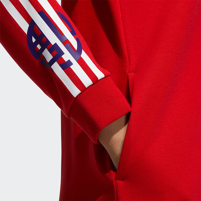Женское худи adidas CNY Сollection (красное) — фото 5