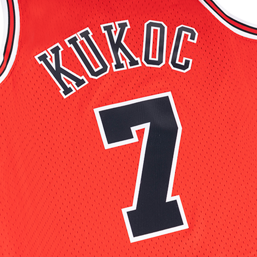 Mitchell Ness Basketball Jersey Men’s Orange Red