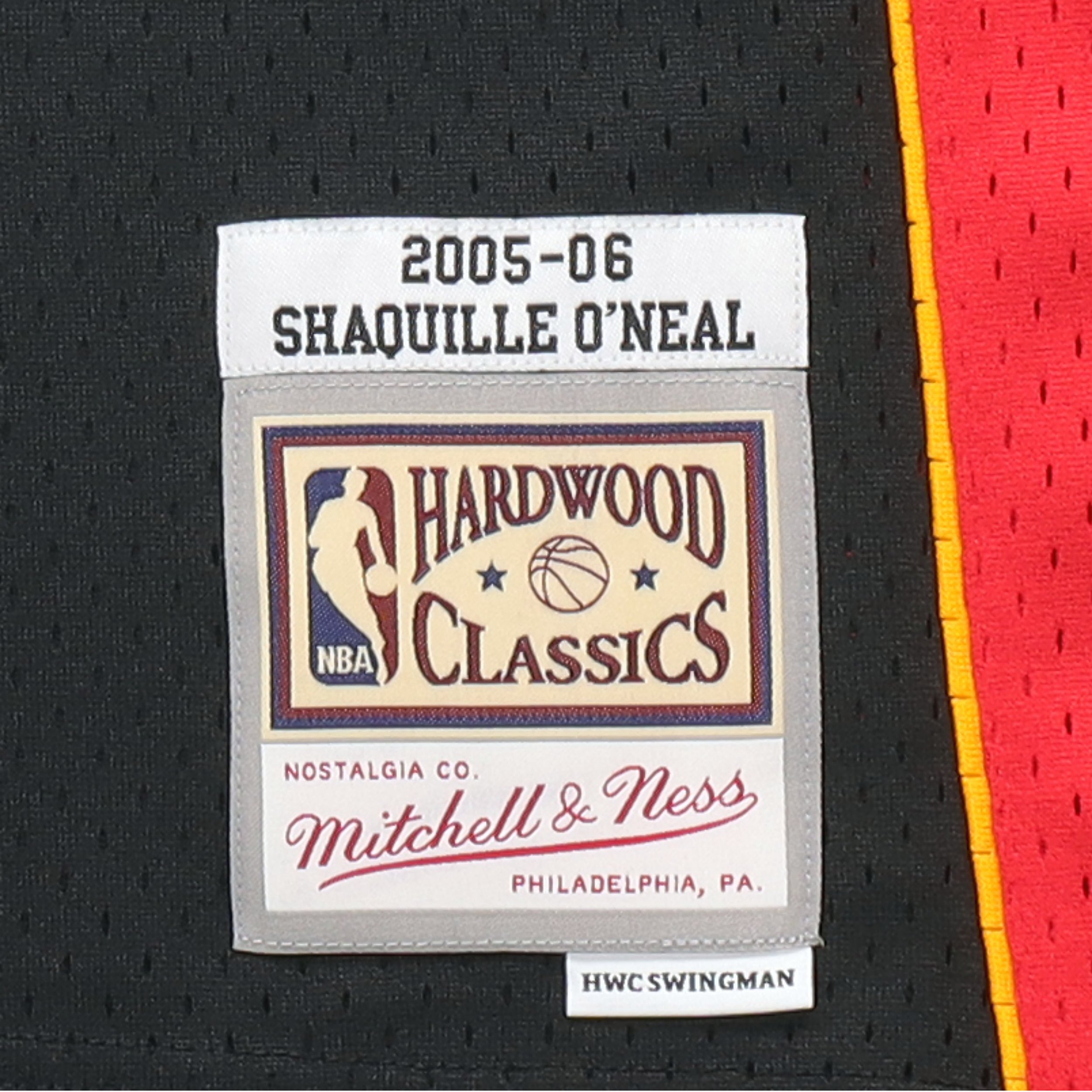 Mitchell & Ness Miami Heat Road 2005 06 Shaquille O’Neal Swingman Jersey