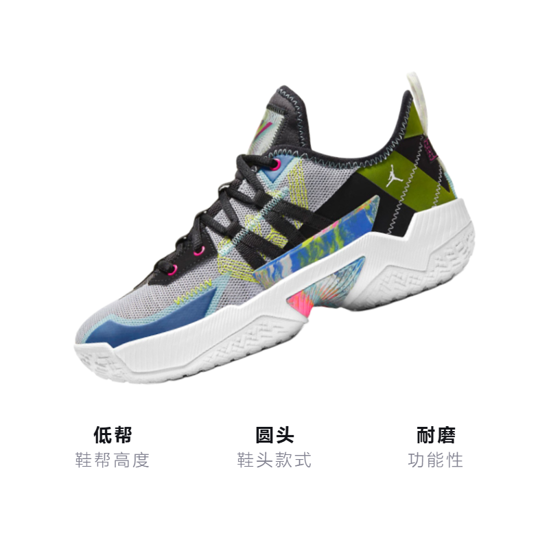 Кроссовки Jordan JordanOne Take 2 GS (черный) — фото 3
