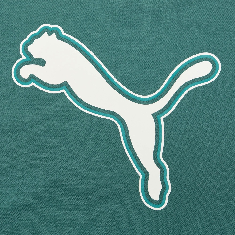 Женская футболка PUMA T (зеленая) — фото 3