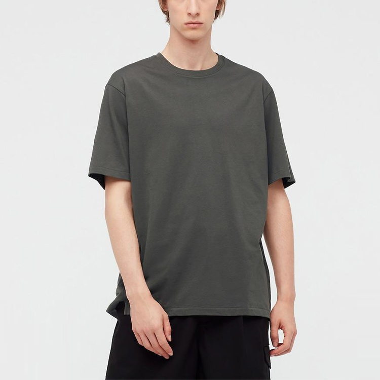 Мужская футболка UNIQLO Jil Sander +J (оливковая) — фото 3