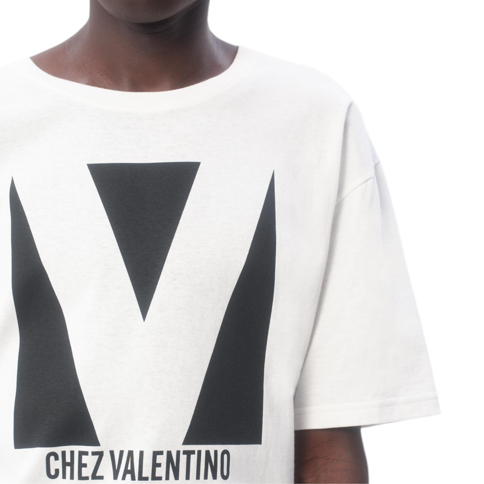 Мужская футболка Valentino SS25 T (белая) — Белый — фото 5